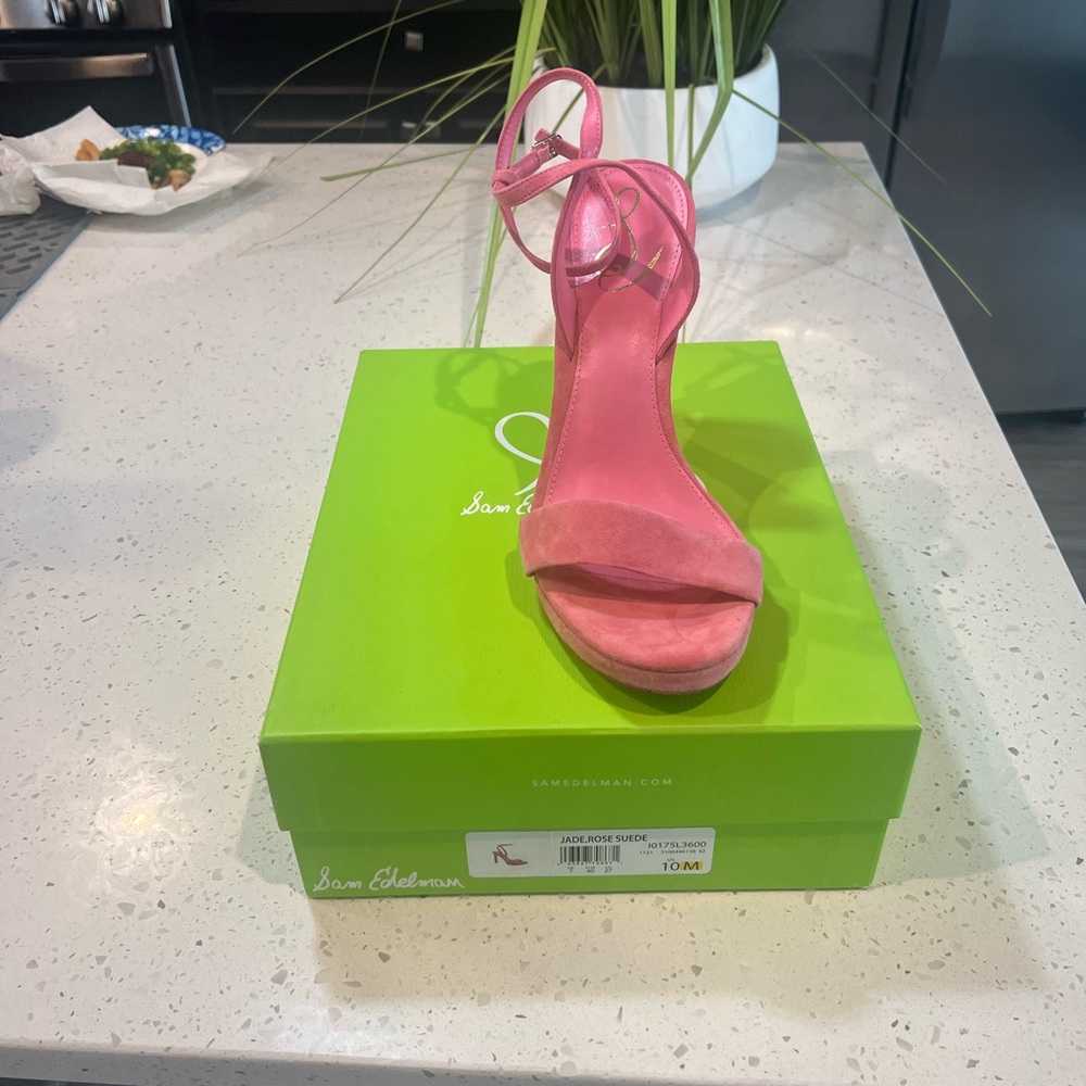 Sam Edelman Pink Heels with High Slender Design